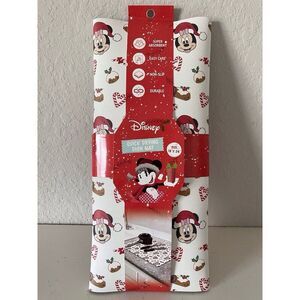 Disney Mickey Minnie QUICK DRYING RUBBER Kitchen Mat Christmas Santa 18 X 24”